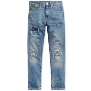 Sullivan Slim Polo Ralph Lauren Boys Distressed Jeans Sz 14/16 Large